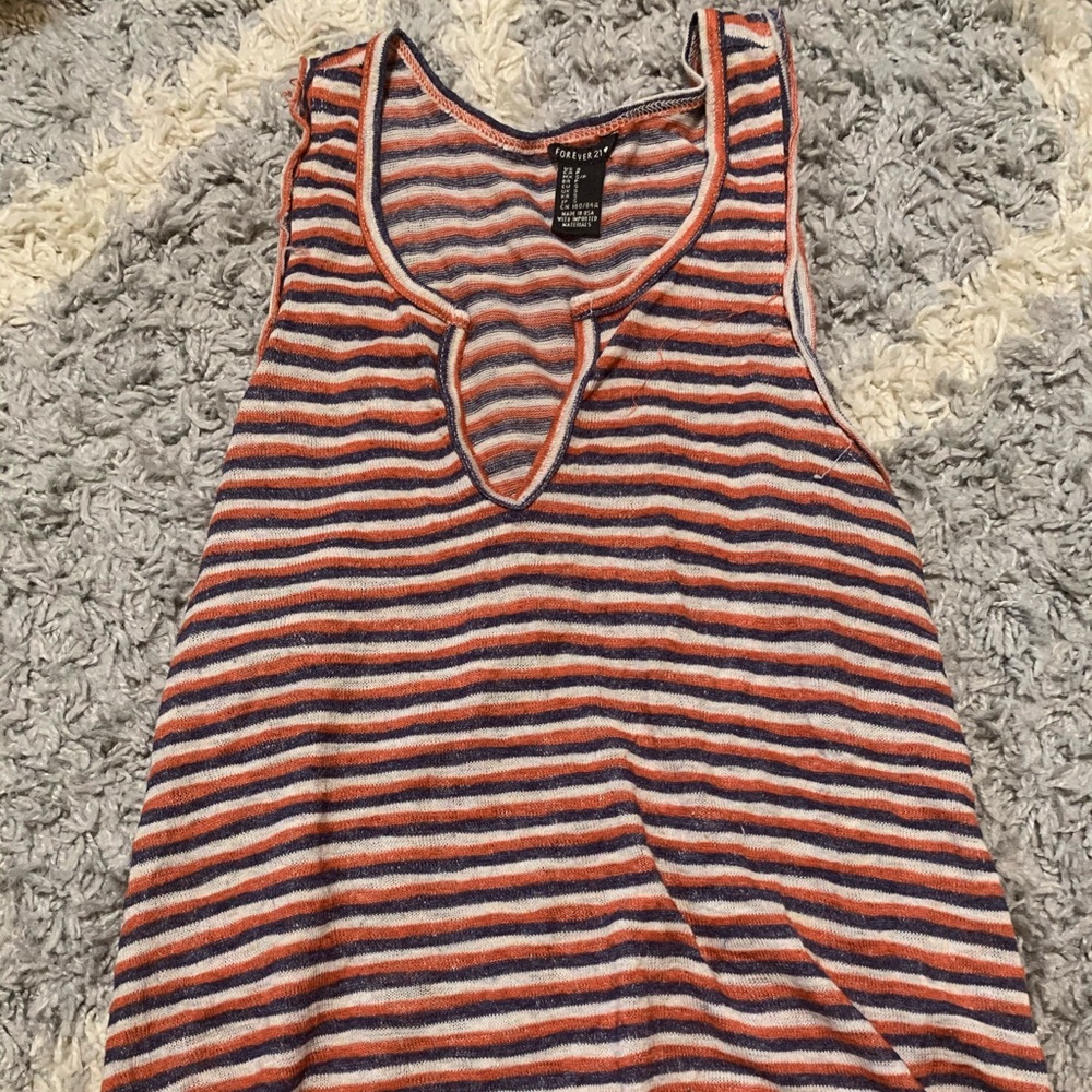Forever 21 striped tank top
